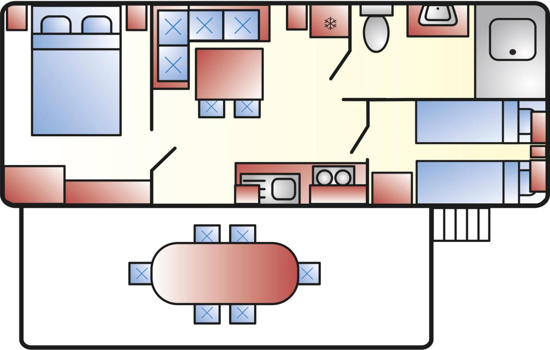 Albatross Mobile Homes On Camping Ca'Savio 카발리노 외부 사진